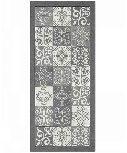 casa pura - Tappetino per Ingresso da interno Rhine tappetino antiscivolo e antipolvere, zerbino d'ingresso per interni, zerbino lavabile e ultra assorbente - Marrone Sudan - 40 x 60 cm