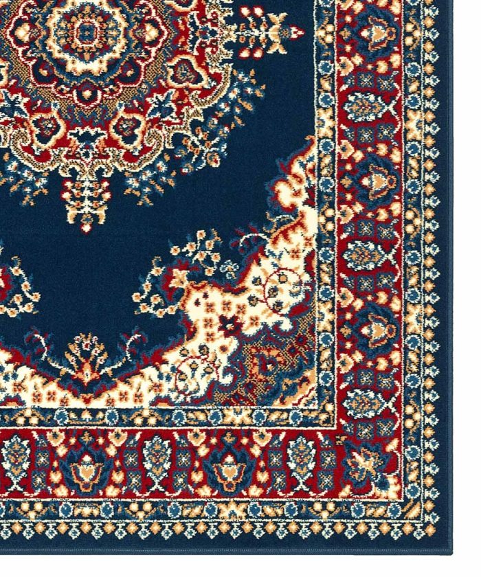 Bordo del Tappeto motivo orientale PERSIAN 4480 BLU