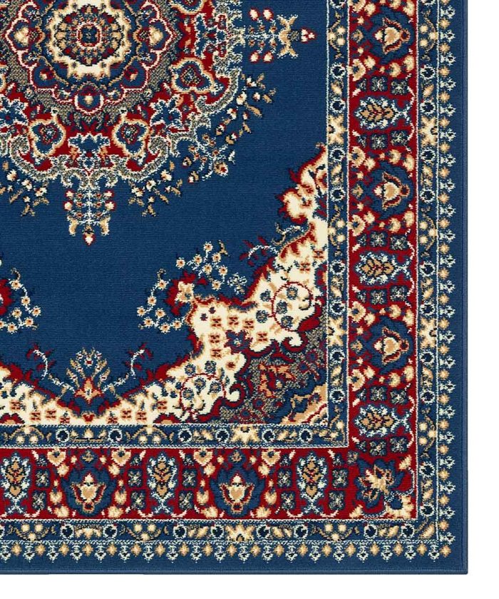Bordo del Tappeto disegno classico PERSIAN 4480 AZZURRO