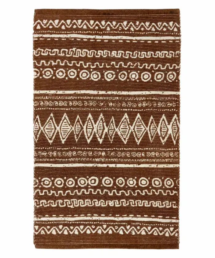 Tappeto multiuso cotone lavabile per arredo casa ETHNIC KILIM SAND