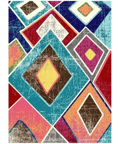 tappeto moderno multicolore 2363