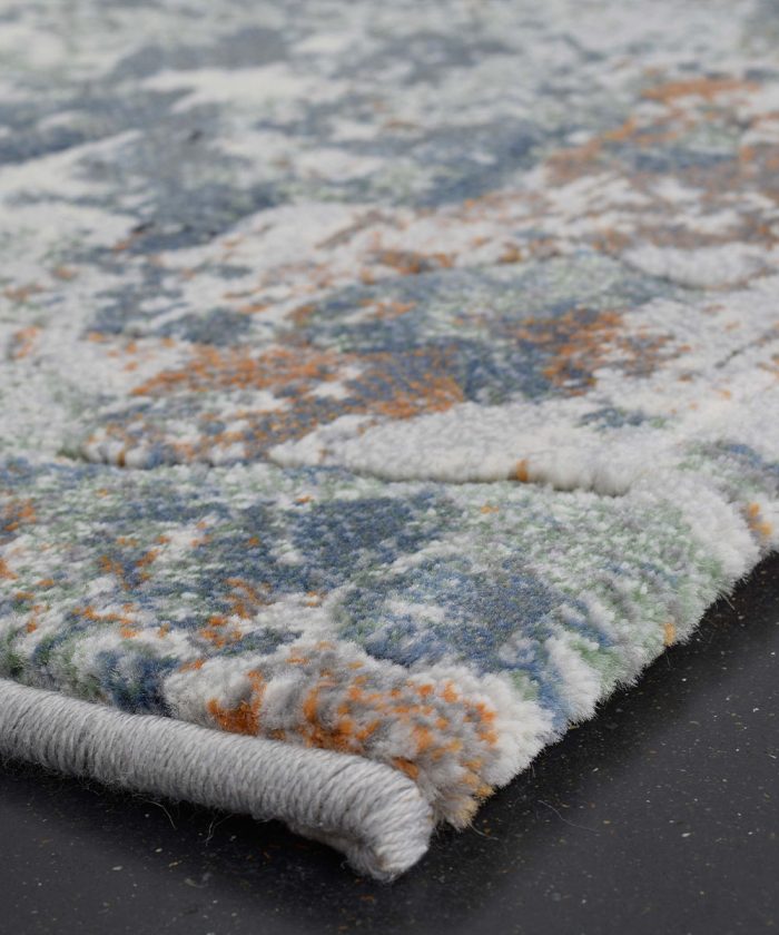 Angolo del Tappeto Argentum 63483-6656 design astratto moderno multicolore