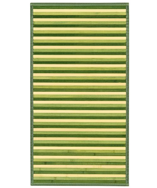 Tappeto Bamboo Verde per cucina e bagno, stuoia passatoia bambù