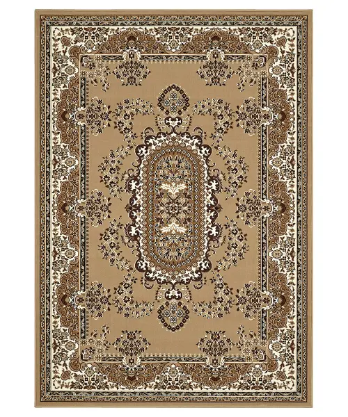 Tappeto Royal Shiraz 2063 Beige disegno persiano orientale classico