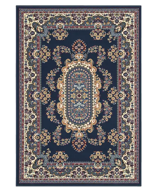 Tappeto Royal Shiraz 2063 Blu disegno persiano orientale classico