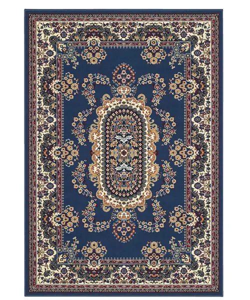 Tappeto Royal Shiraz 2063 Azzurro disegno persiano orientale classico