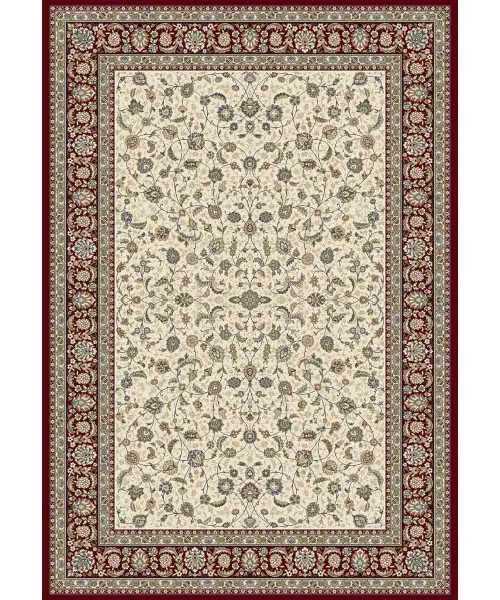 Tappeto orientale persiano rosso e crema Da Vinci 57221-6414
