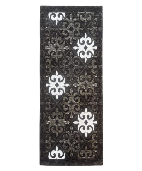 Tappeto passatoia IRON NERO resistente, economico, lavabile, antiscivolo
