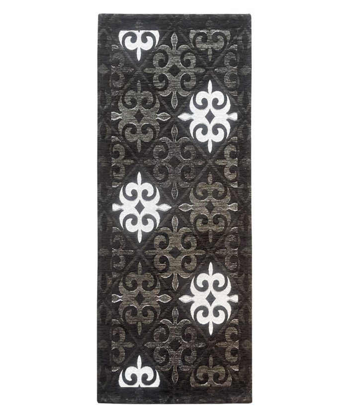 Tappeto passatoia IRON NERO resistente, economico, lavabile, antiscivolo