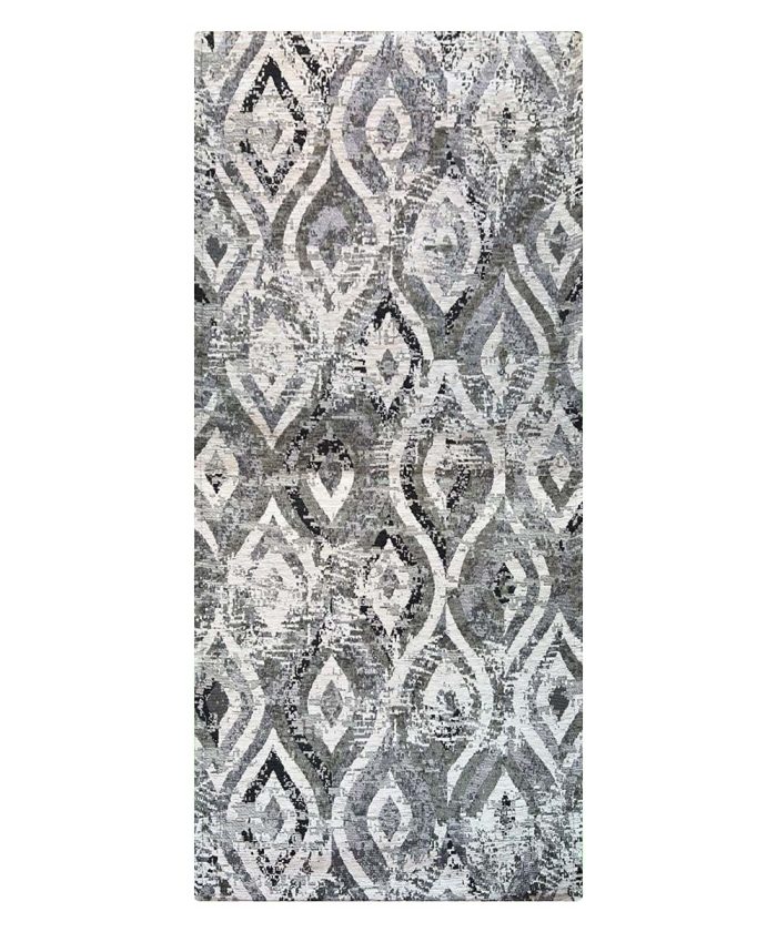 Tappeto passatoia MERCURY GRIGIO resistente, economico, lavabile, antiscivolo. Collezione Velour Feelings.