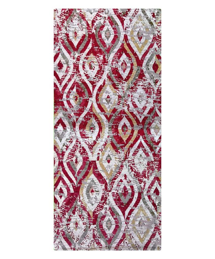 Tappeto passatoia MERCURY ROSSO resistente, economico, lavabile, antiscivolo. Collezione Velour Feelings.
