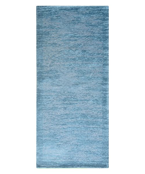 Tappeto passatoia NEW YORK JEANS azzurro resistente, economico, lavabile, antiscivolo. Collezione Velour Feelings.