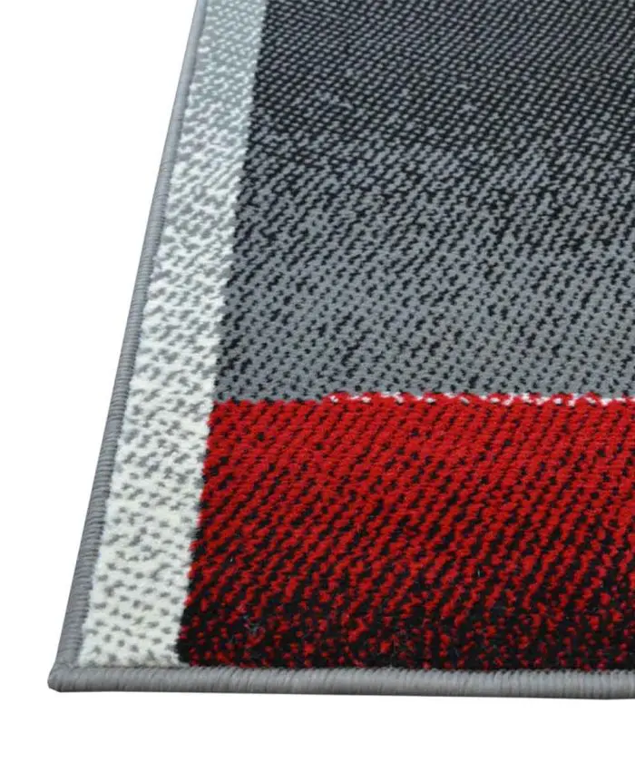 Tappeto Design 4639 Grigio Rosso - immagine 2