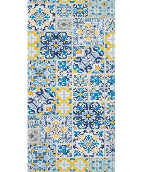Tappeto Futura Cetara design maioliche ceramica piastrelle