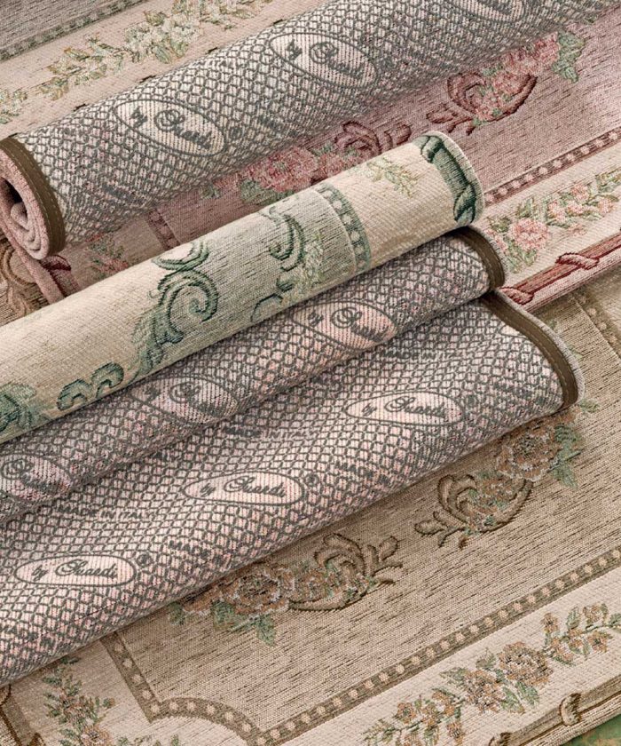 Retro antiscivolo dei tappeti Operà disegno aubusson tradizionale francese, lavabile in lavatrice e ideali per salotto soggiorno camera.
