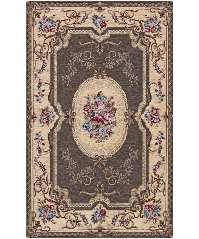 Tappeto Aubusson Fango