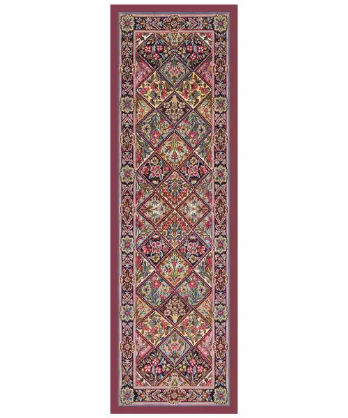 Passatoia Tappeto Emozioni D'Oriente Kirman Malva