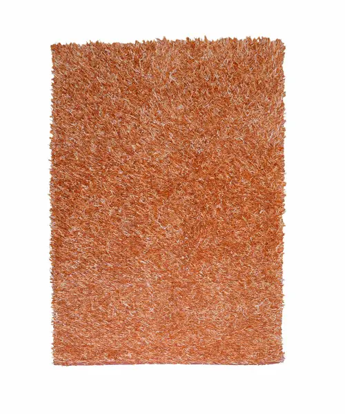 Tappeto Brezza Arancione shaggy moderno pelo lungo