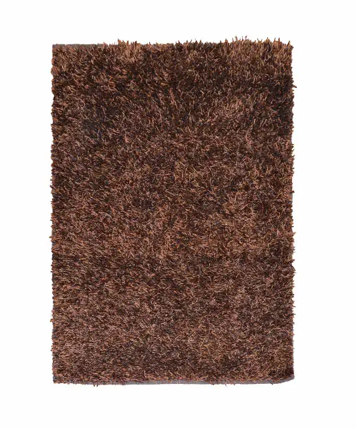 Tappeto Brezza Marrone shaggy moderno pelo lungo
