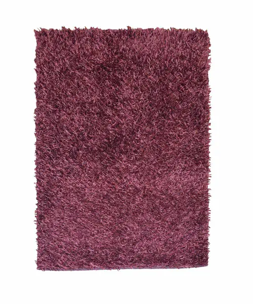Tappeto Brezza Melanzana shaggy moderno pelo lungo