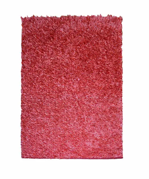 Tappeto Brezza Rosso shaggy moderno pelo lungo