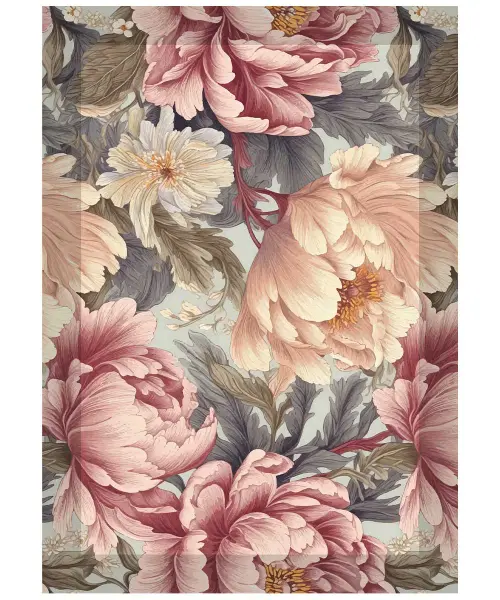 Tappeto Emozioni D'Artista Liberty floreale moderno