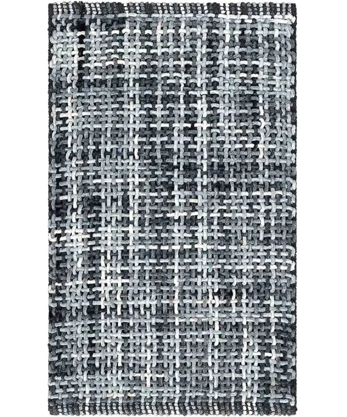 Tappeto bagno morbido, lavabile, antiscivolo, economico. CRAZY ANTRACITE GRIGIO
