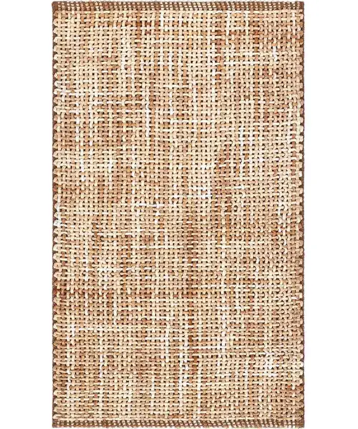 Tappeto bagno morbido, lavabile, antiscivolo, economico. CRAZY BEIGE