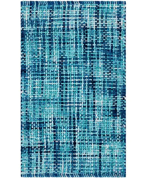 Tappeto bagno morbido, lavabile, antiscivolo, economico. CRAZY BLU