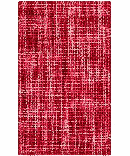 Tappeto bagno morbido, lavabile, antiscivolo, economico. CRAZY ROSSO