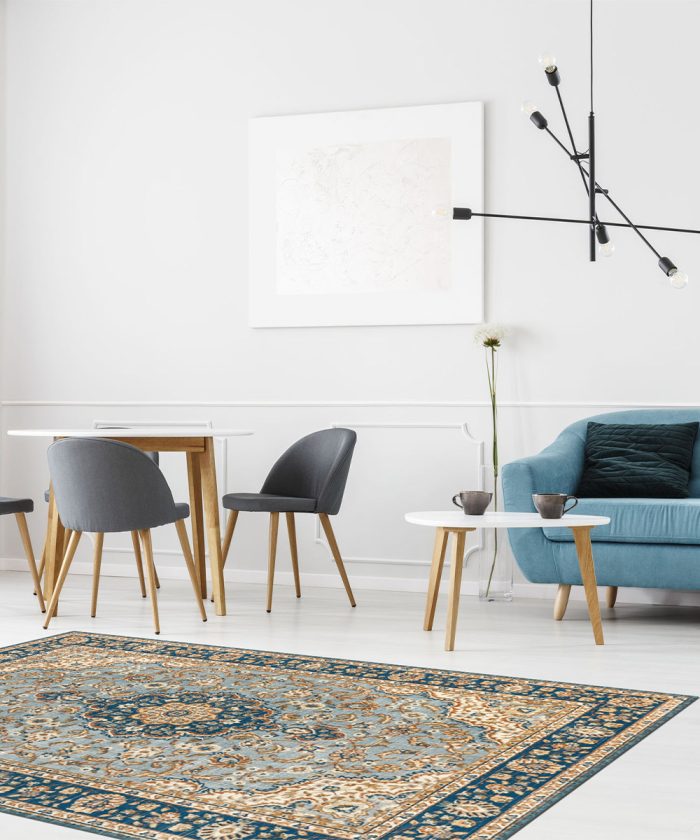 Tappeto Silk 119 Azzurro - immagine 2