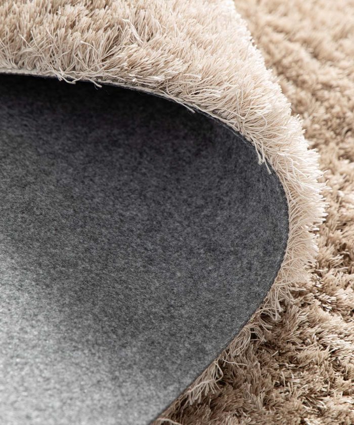 Retro Tappeto shaggy Tivoli 050 beige sabbia. Tappeto arredo con pelo lungo per salotto, living o camera da letto.