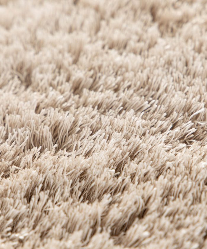Vello Tappeto shaggy Tivoli 050 beige sabbia. Tappeto arredo con pelo lungo per salotto, living o camera da letto.