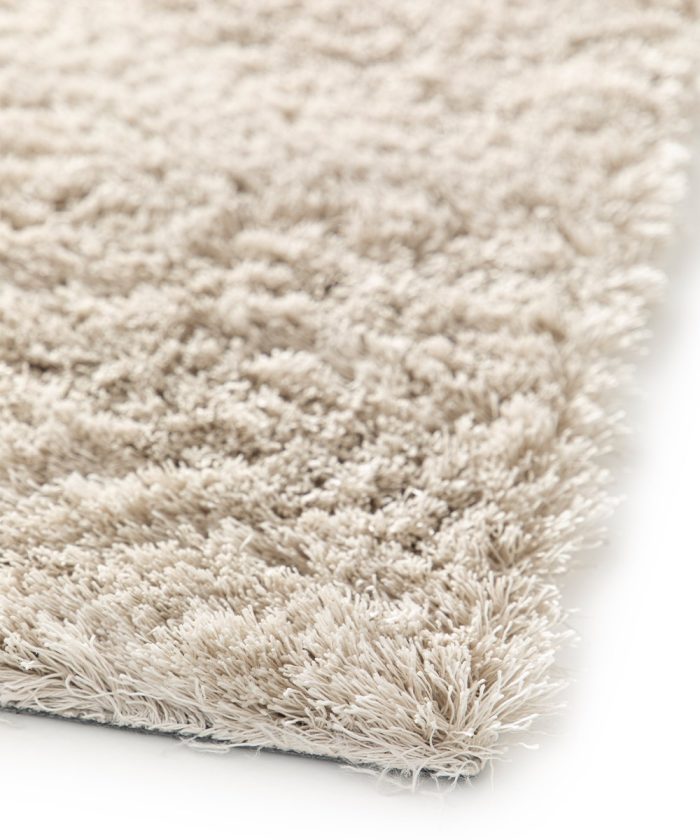 Angolo Tappeto shaggy Tivoli 056 crema avorio. Tappeto arredo con pelo lungo per salotto, living o camera da letto.