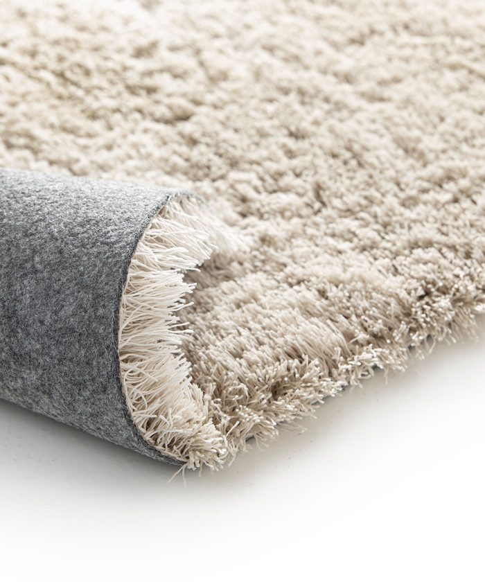Retro Tappeto shaggy Tivoli 056 crema avorio. Tappeto arredo con pelo lungo per salotto, living o camera da letto.