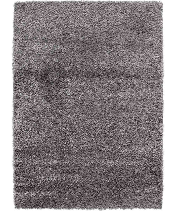 Tappeto shaggy Tivoli 060 grigio. Tappeto arredo con pelo lungo per salotto, living o camera da letto.