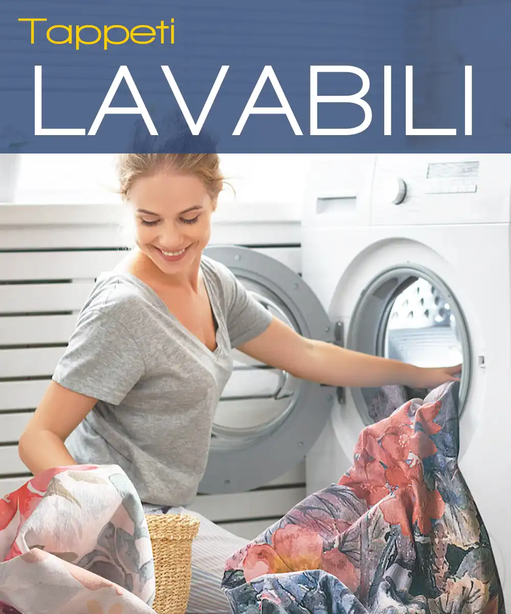 Negozio Online Tappeti lavabili in lavatrice in acqua facili da pulire