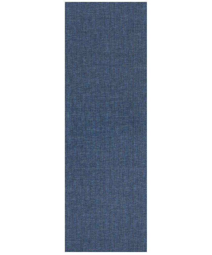 Passatoia cucina bagno multiuso tinta unita Blu Jeans. Tappeto lavabile e antiscivolo