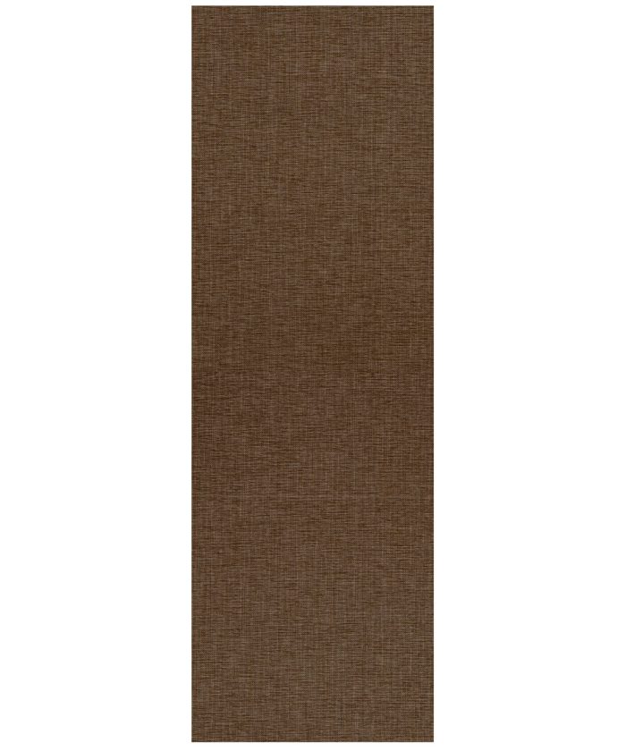 Passatoia cucina bagno multiuso tinta unita Marrone. Tappeto lavabile e antiscivolo