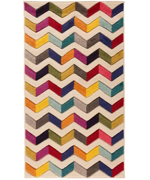 tappeto multicolore zigzag 960