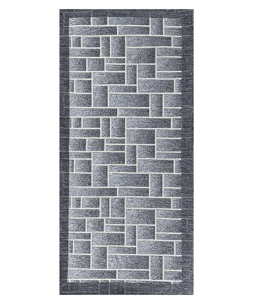 Tappeto passatoia DOMINO GRIGIO resistente, economico, lavabile, antiscivolo