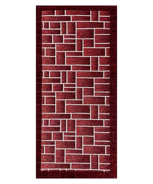 Tappeto passatoia DOMINO ROSSO resistente, economico, lavabile, antiscivolo
