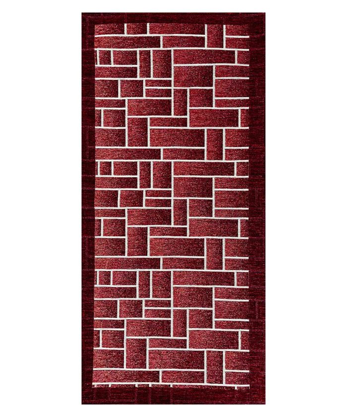 Tappeto passatoia DOMINO ROSSO resistente, economico, lavabile, antiscivolo