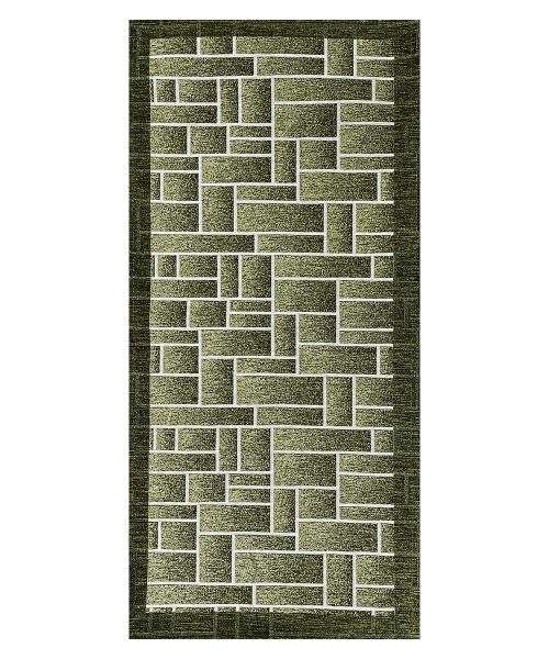 Tappeto passatoia DOMINO VERDE resistente, economico, lavabile, antiscivolo