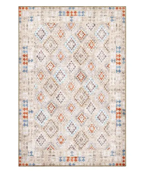 Tappeto Anatolia Kilim 01 stile orientale, lavabile e anti-scivolo