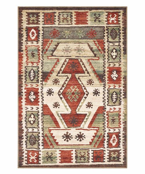 Tappeto Anatolia Kilim 04 stile orientale, lavabile e anti-scivolo