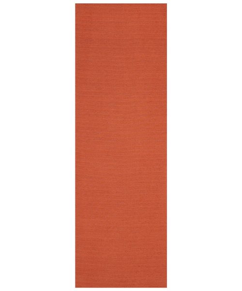 Tappeto passatoia tinta unita arancione, lavabile e anti-scivolo. Emozioni Essenziali di FInicop by Suardi