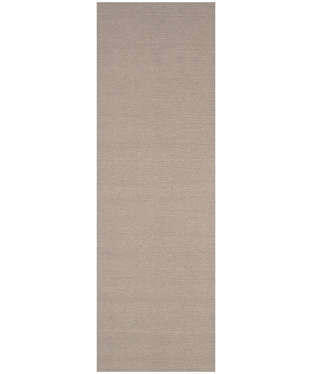 Tappeto passatoia tinta unita tortora grigio beige, lavabile e anti-scivolo. Emozioni Essenziali di FInicop by Suardi