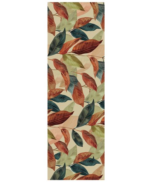 Tappeto Futura Fronde floreale multicolore passatoia cucina multiuso