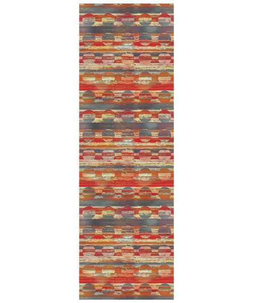 Tappeto Futura Ottica geometrica multicolore passatoia cucina multiuso